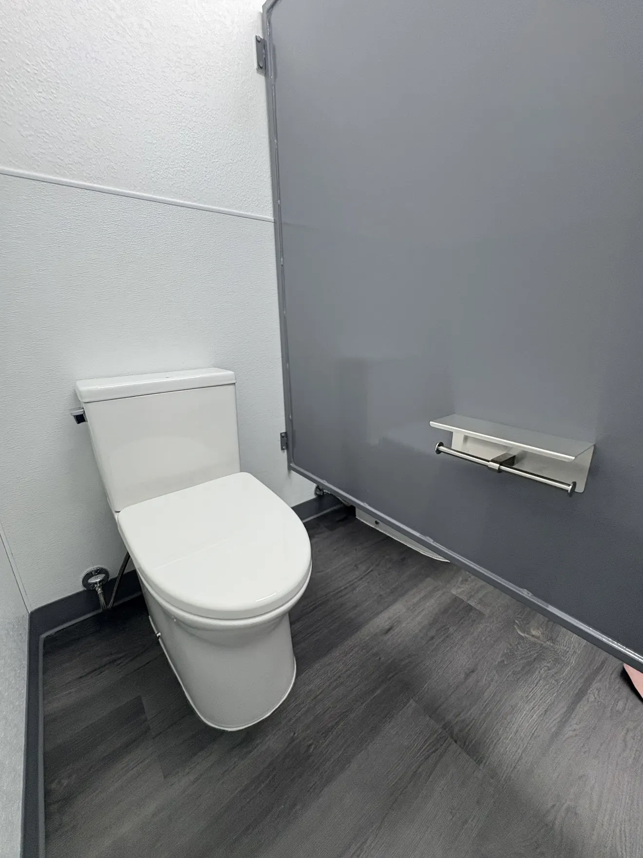 Finished restroom container interior by ForgeX Industries detail